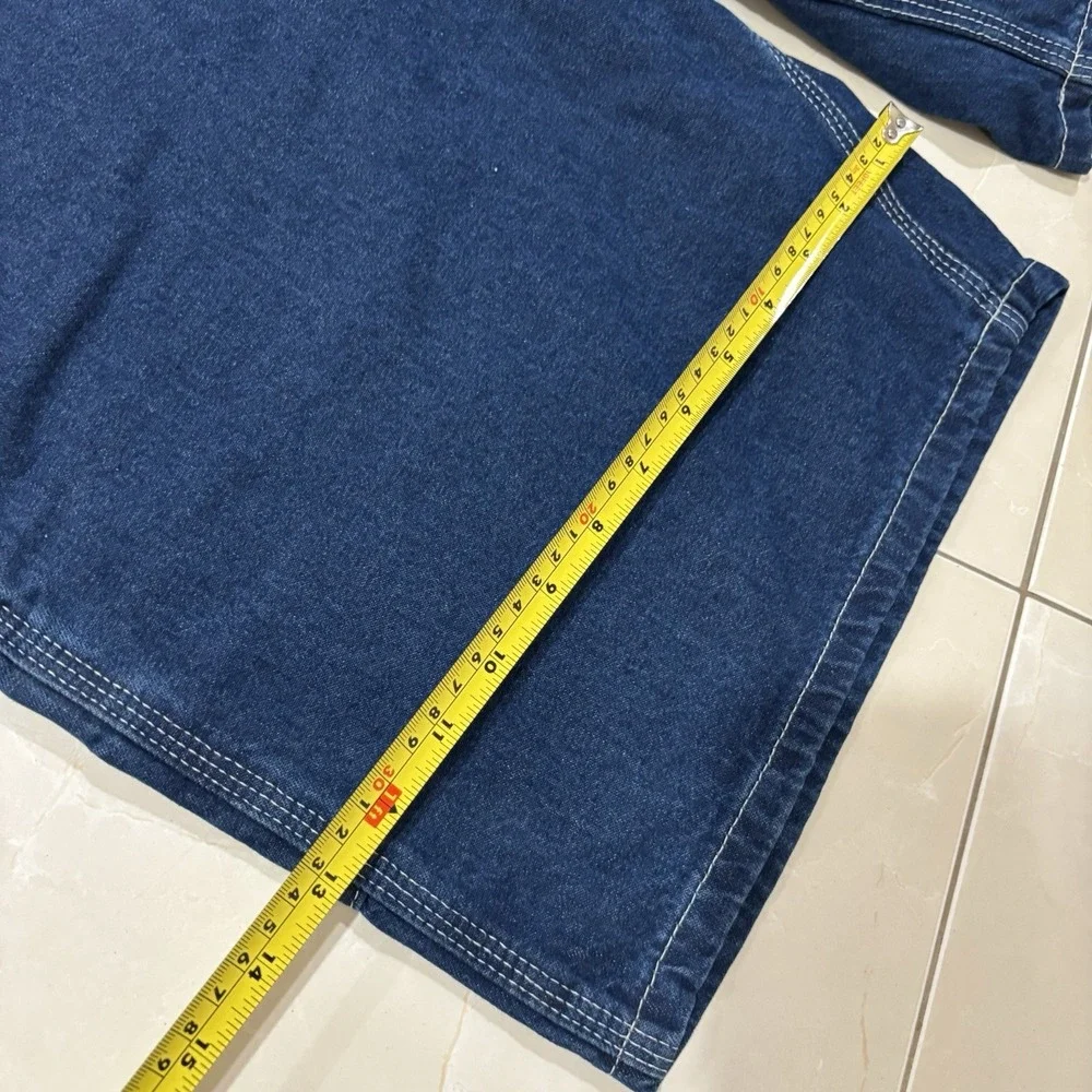 Vintage Carhartt B28 Jean Shorts Men's 38 NEW Blue Carpenter Jorts Y2K Skater